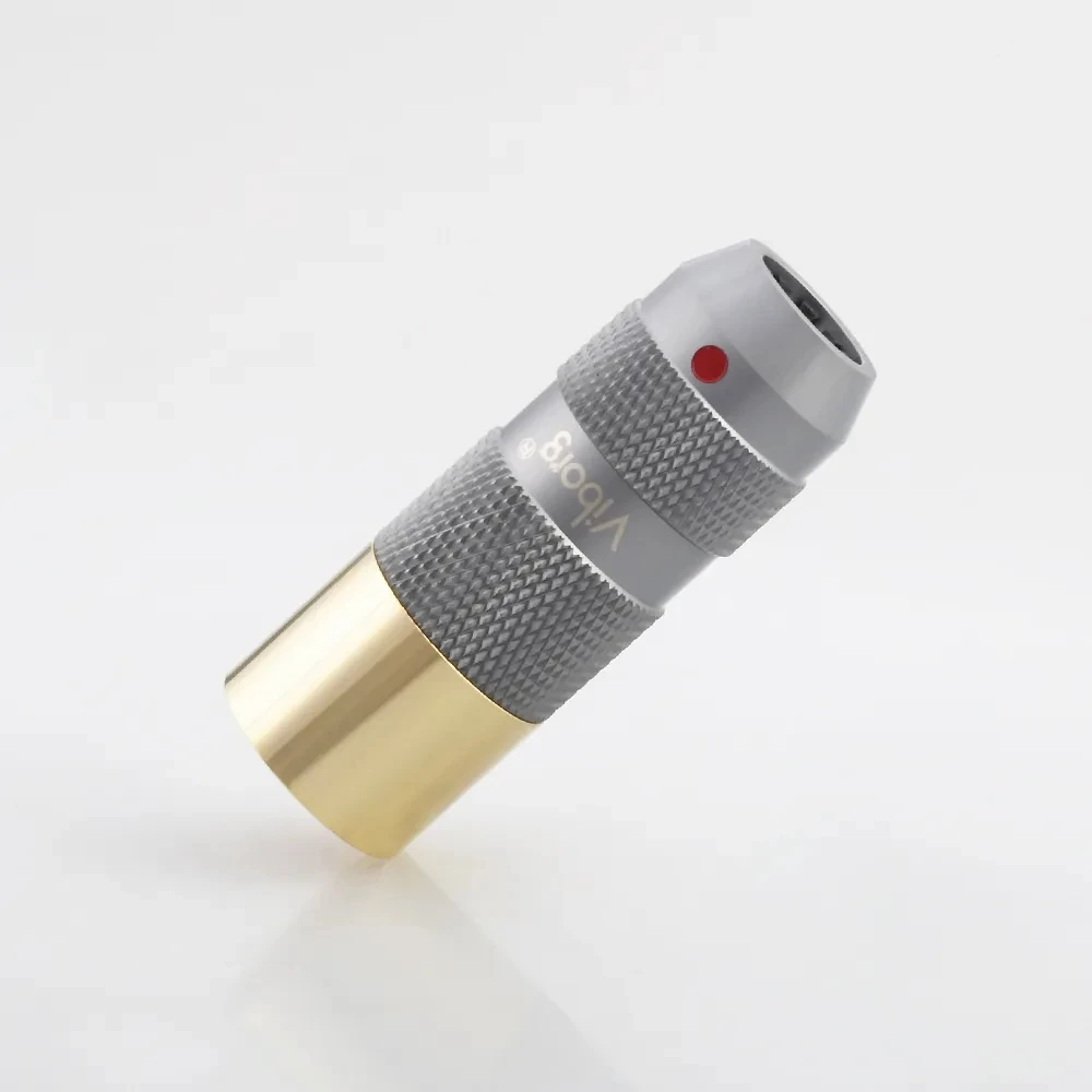 Imagem -04 - Fidelidade Áudio Cabo Equilíbrio Pinos Viborg 99.998 Cobre Puro 24k Banhado a Ouro Xlr Conector Plug Peças de Alta