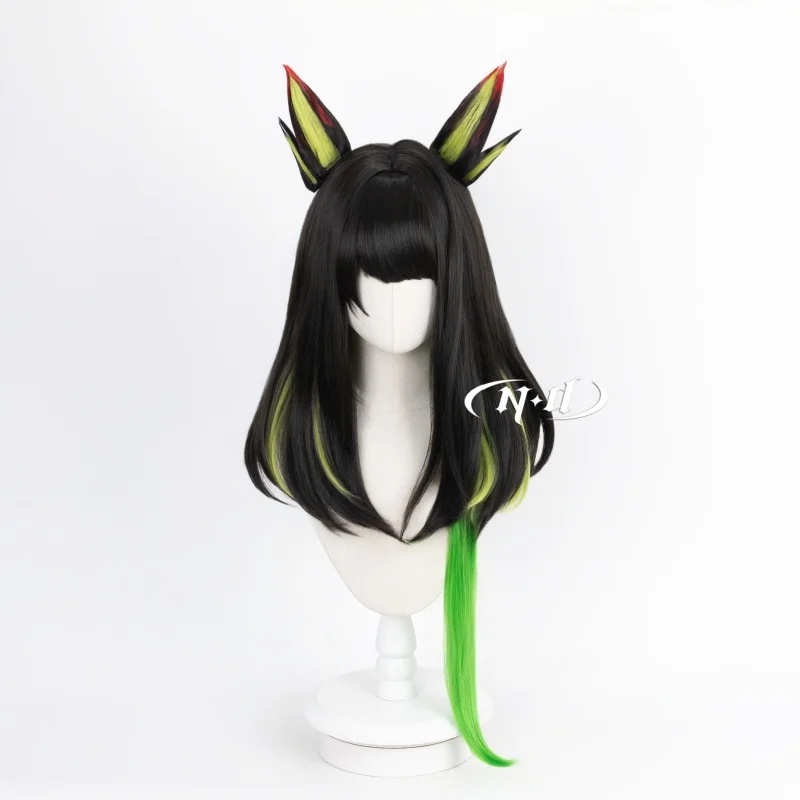 ND Mon3tr Cosplay Wigs Hairpiece Arknights Cosplay Hair Wigs for Comic Con Coser Costume Theme Party Heat Resistant Synthetic