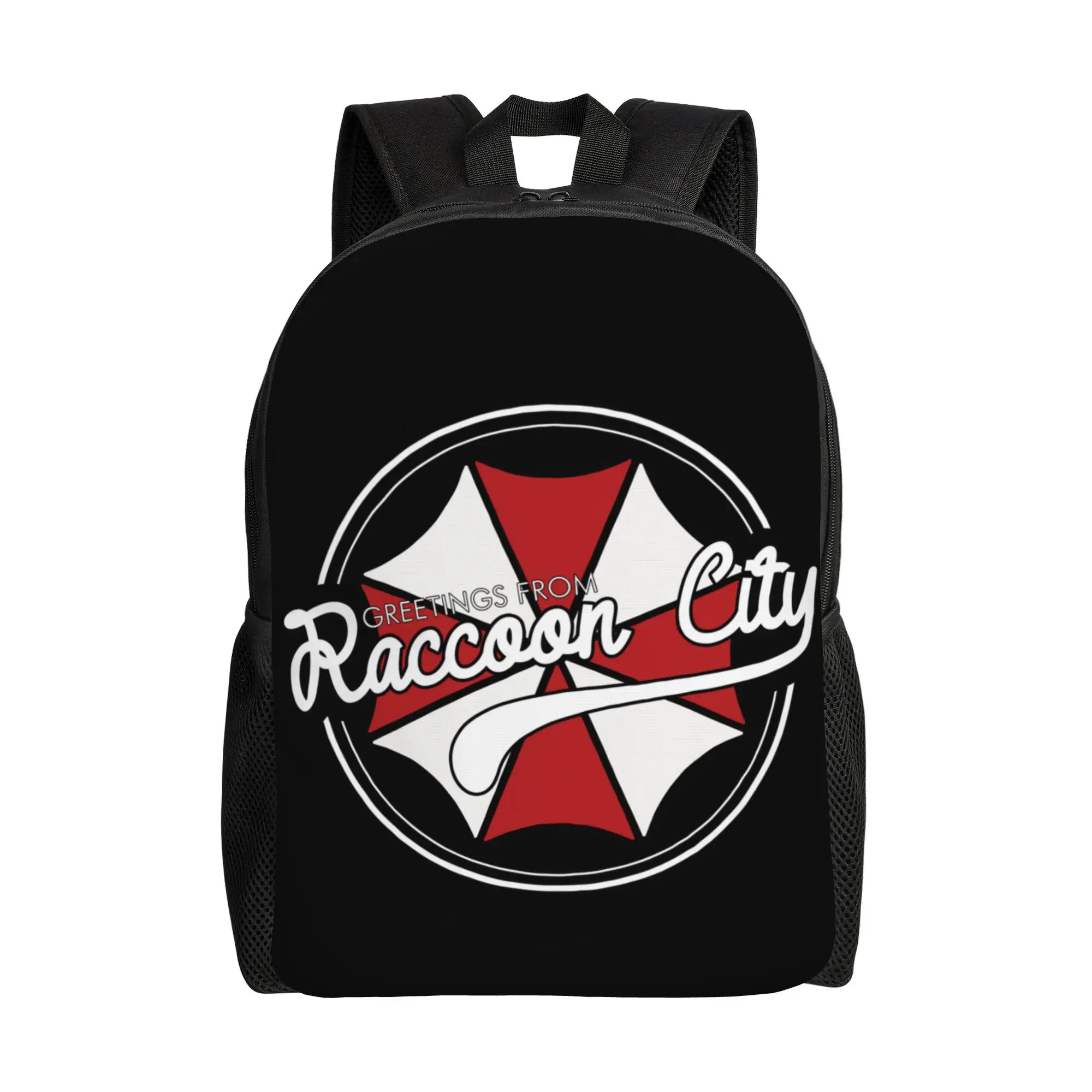 

Рюкзак «Приветствия из Ракон-Сити»: стильный, легкий, для старшей школы, работы, повседневного использования, для колледжа, сумка через плечо.