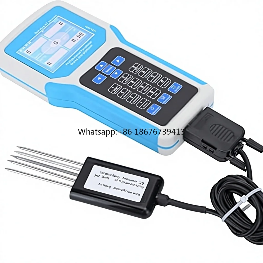 

Soil Tester 7 in 1 Large Digital Display Soil for Kit Temperature Conductivity Nitrogen Handheld Nutrient Plant Fertilizer Soil