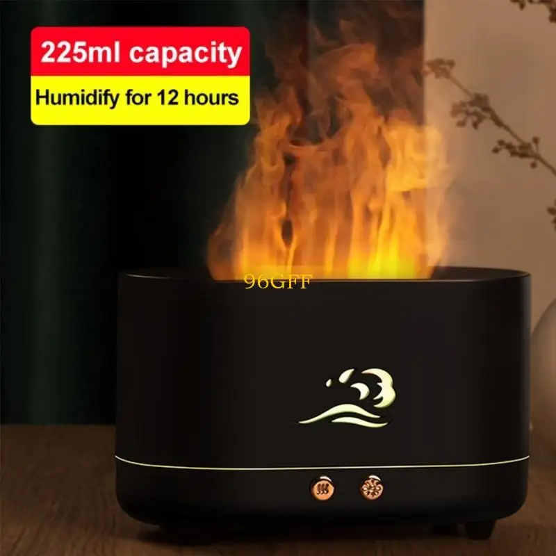 96GF MATIDINGADOR 225ML COOL MISTIFIER Simulation Flame Air Vaporizer Home Desktop Atomizer head
