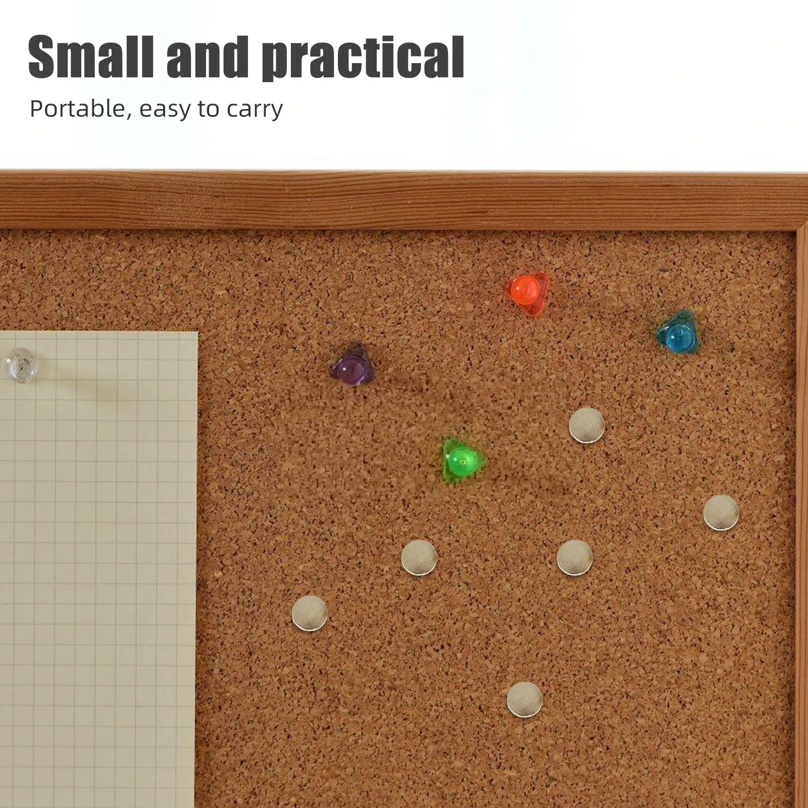 50Pcs Metal Decorative Push Pins Zinc Alloy Thumbtacks for Wall Display Poster Artwork Notice Board Craft Projects Heavy Duty