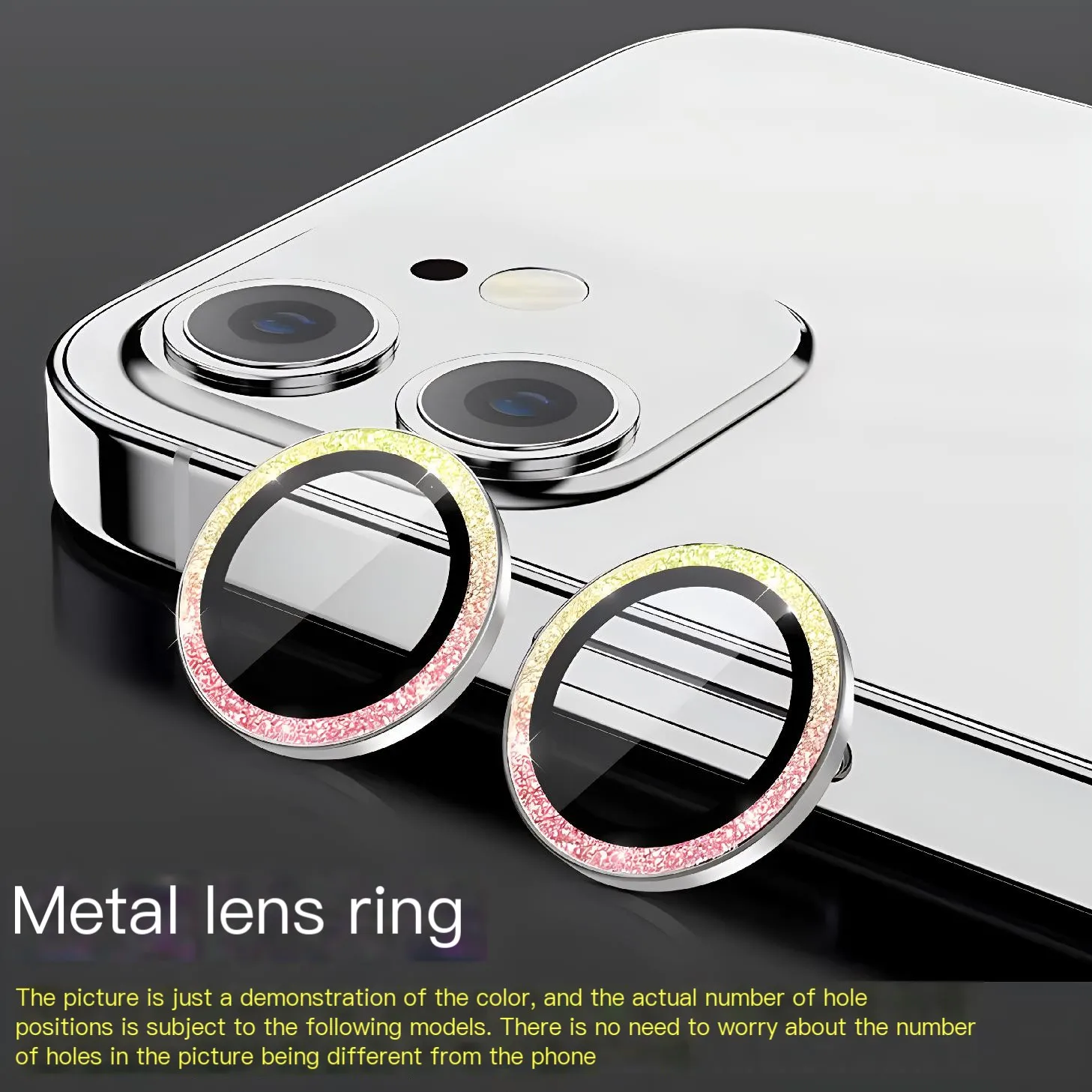 Camera Protector Metal Ring For iPhone 14 Pro Max Tempered Glass Ring Rear Lens Cover iPone 13 Pro Plus iPhone15 Protective Cap