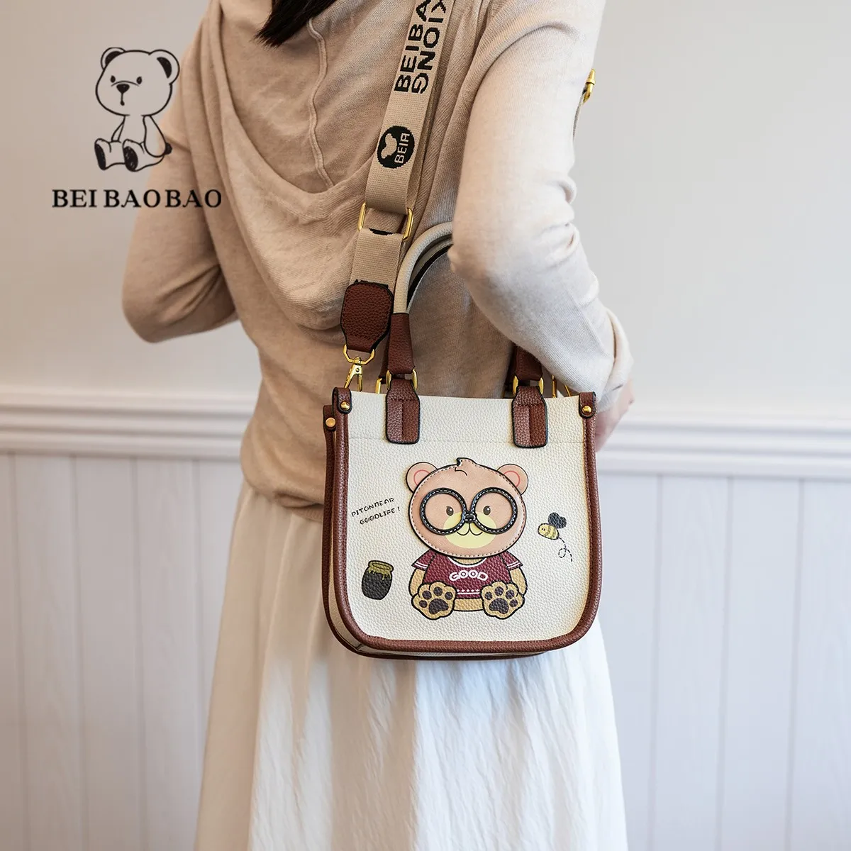 New women's shoulder bag crossbody bag handbag bag luxury women kurt geiger bags  Little Bear Сумки на плече sacs carré