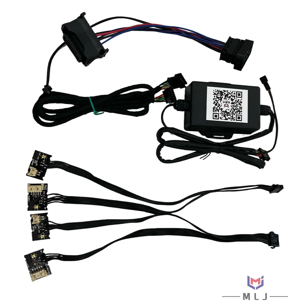 63117494851 63117494852 RGB 64 Colors Headlight Wiring Harness For BMW 2 Series F22 F23 F87 Low-Spec Plug DRL Modify Accessories