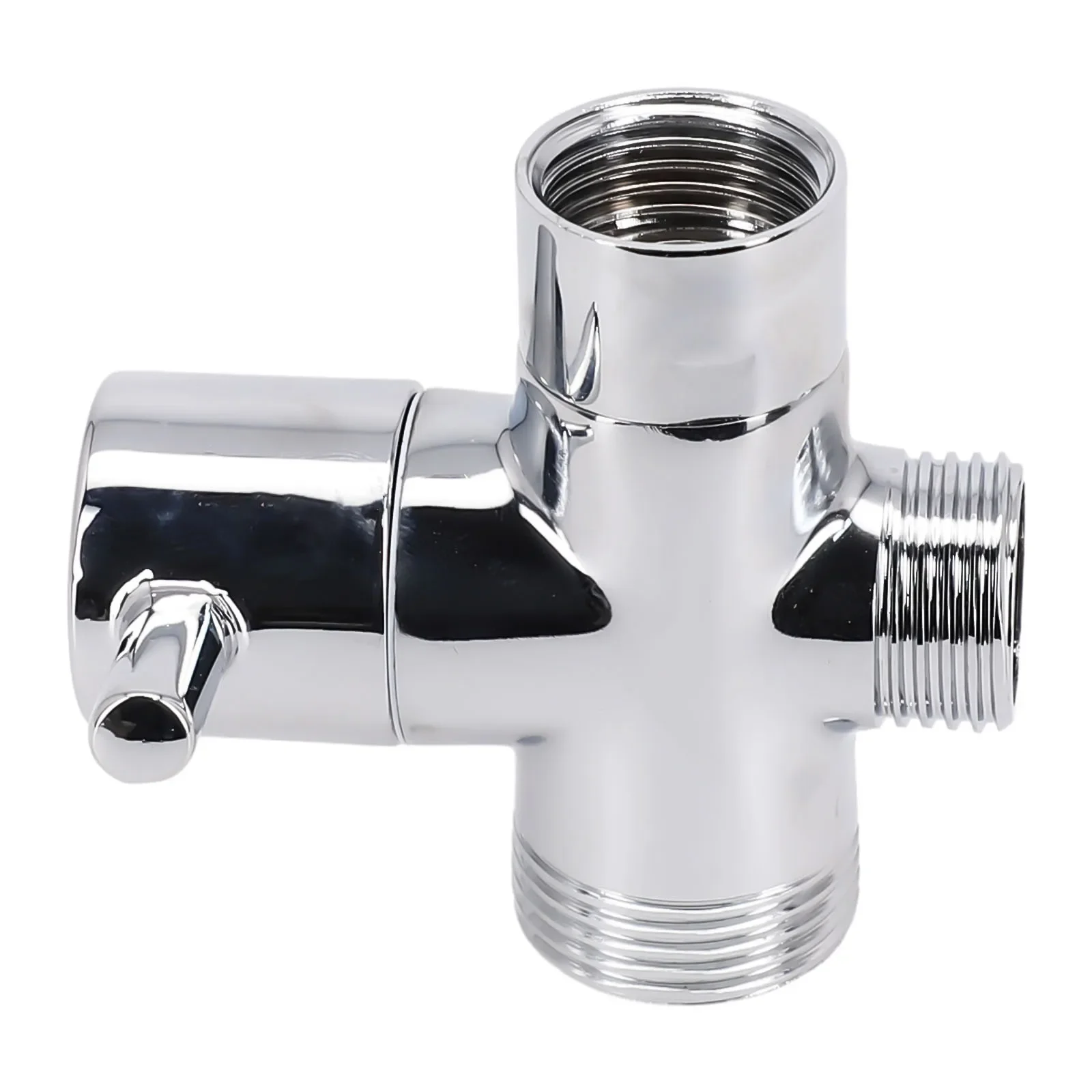 

1/2 Valve Head Faucet Bathroom Accessories Water Separator Switch Adapter Adjustable Control 3 Way Connector Shower Diverter