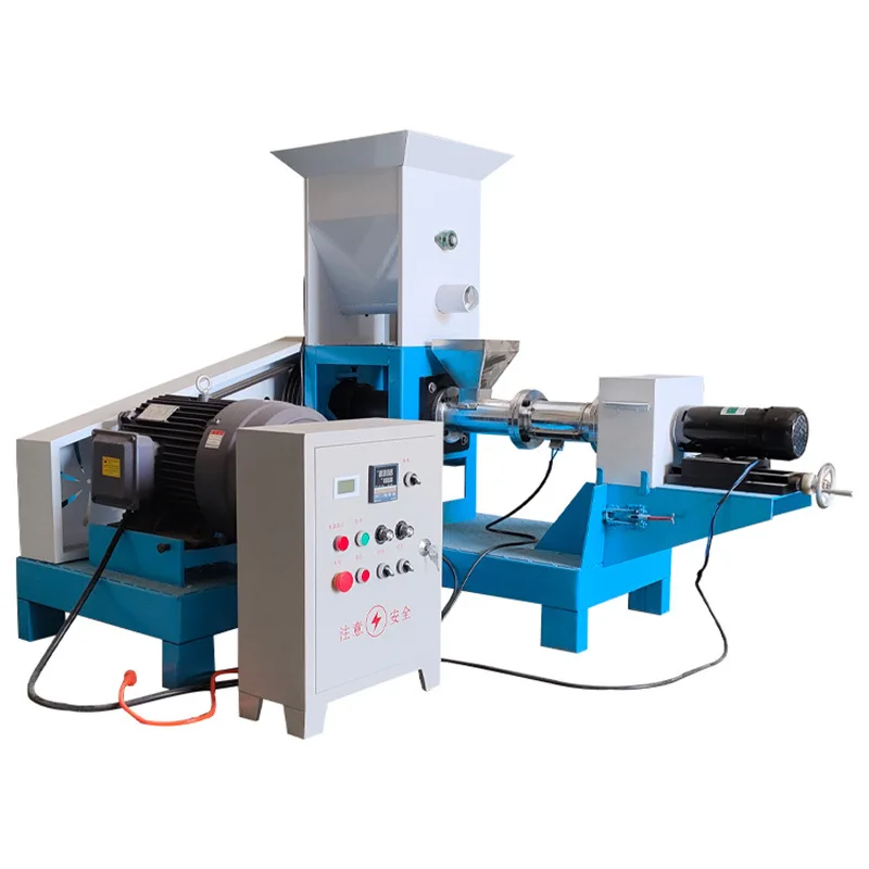 50 type corn flour feed extruder Automatic fish and shrimp feed extruder