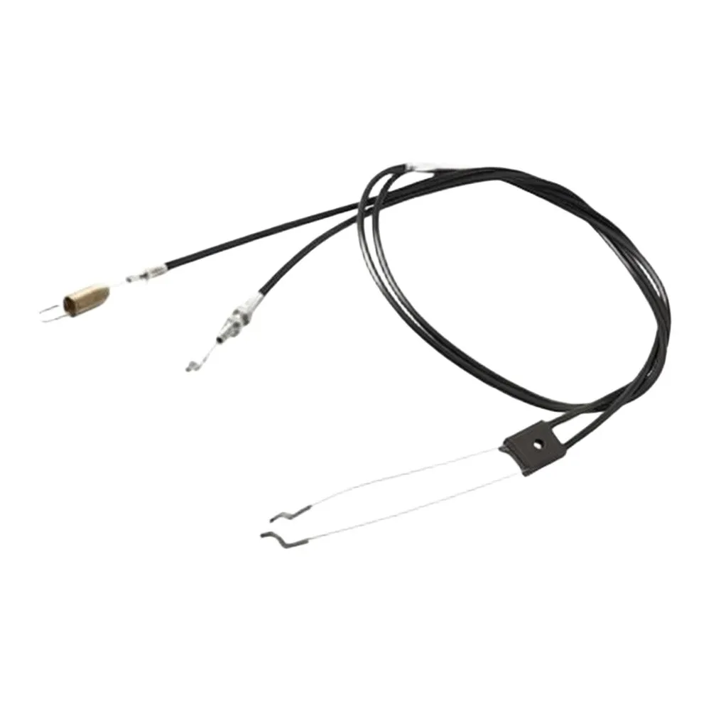 Dual Throttle Cable Unit for Lawn Mowers 1515mm Total Length Compatible with Standard Throttle Linkage Systems