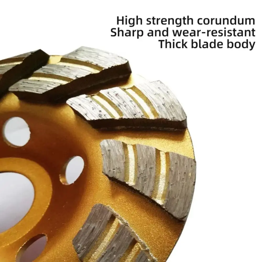 

100mm Diamond Grinding Disc Non-slip Durable Diamond Grinding Wheel High Hardness Professional Ceramic Cutting Disc