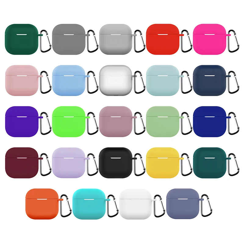 Case For Airpods 4 Protective Cases For Airpods 4 4th Generation 2024 Cover New Silicone TPU Funda For Airpods4 Sleeve With Hook