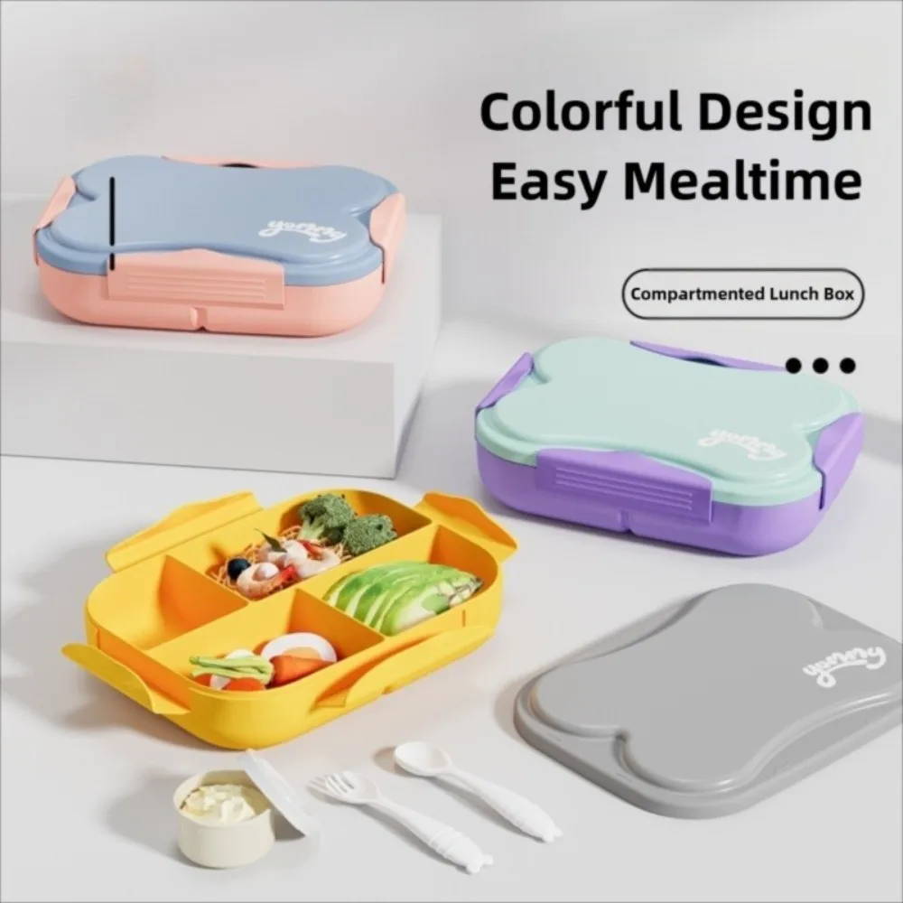 

Portable Divided Insulated Lunch Box Leak Proof Vaccum PP Crisper Food Jar Sealed Microwave Oven Lunch Box School