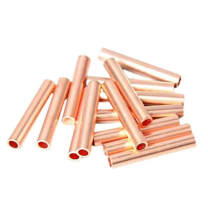 5PCS GT Copper Wire Cable Hole Passing Connecting Sleeve Tube Ferrule Lug Connector CrimpTerminal GT-10/16/25/35/50/70/95/120mm2