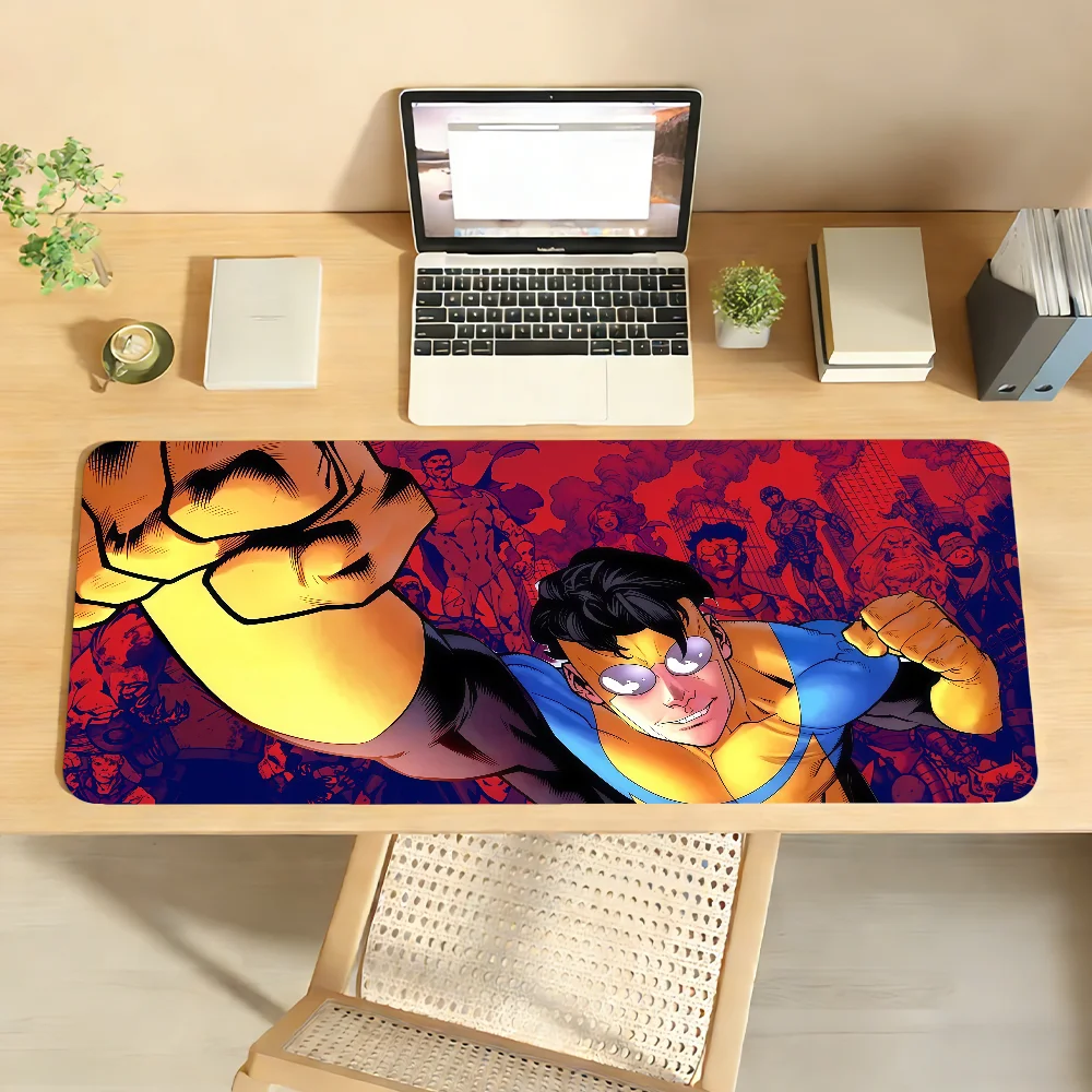 

Cartoon Invincible Mouse Pad Non-slip Locking Edge DeskMat PC Laptop Accessories Rubber Office Keyboard Large Game XXL carpet