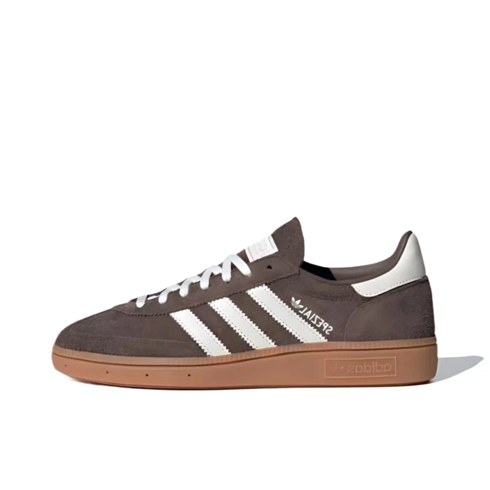 Adidas Handball Spezial Women and Men Coffee Color Vintage Comfort Lightweight Non-slip German Training Board Shoes IF6490