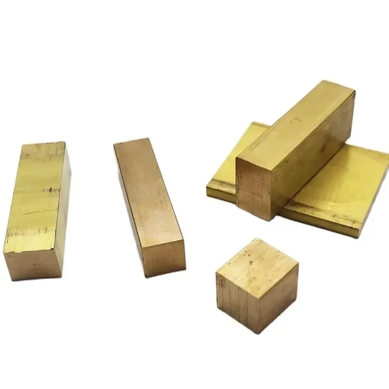 Brass Square Plate Bar Various Sizes