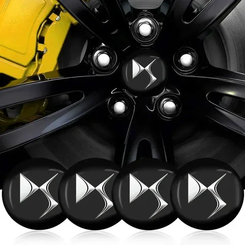 4Pcs 56MM Car Wheel Center Hub Caps Sticker Badge Tire Rim Covers For Citroen C4 C3 Xsara C-Elysee C5 C1 DS DS3 DS5 DS4 Picasso