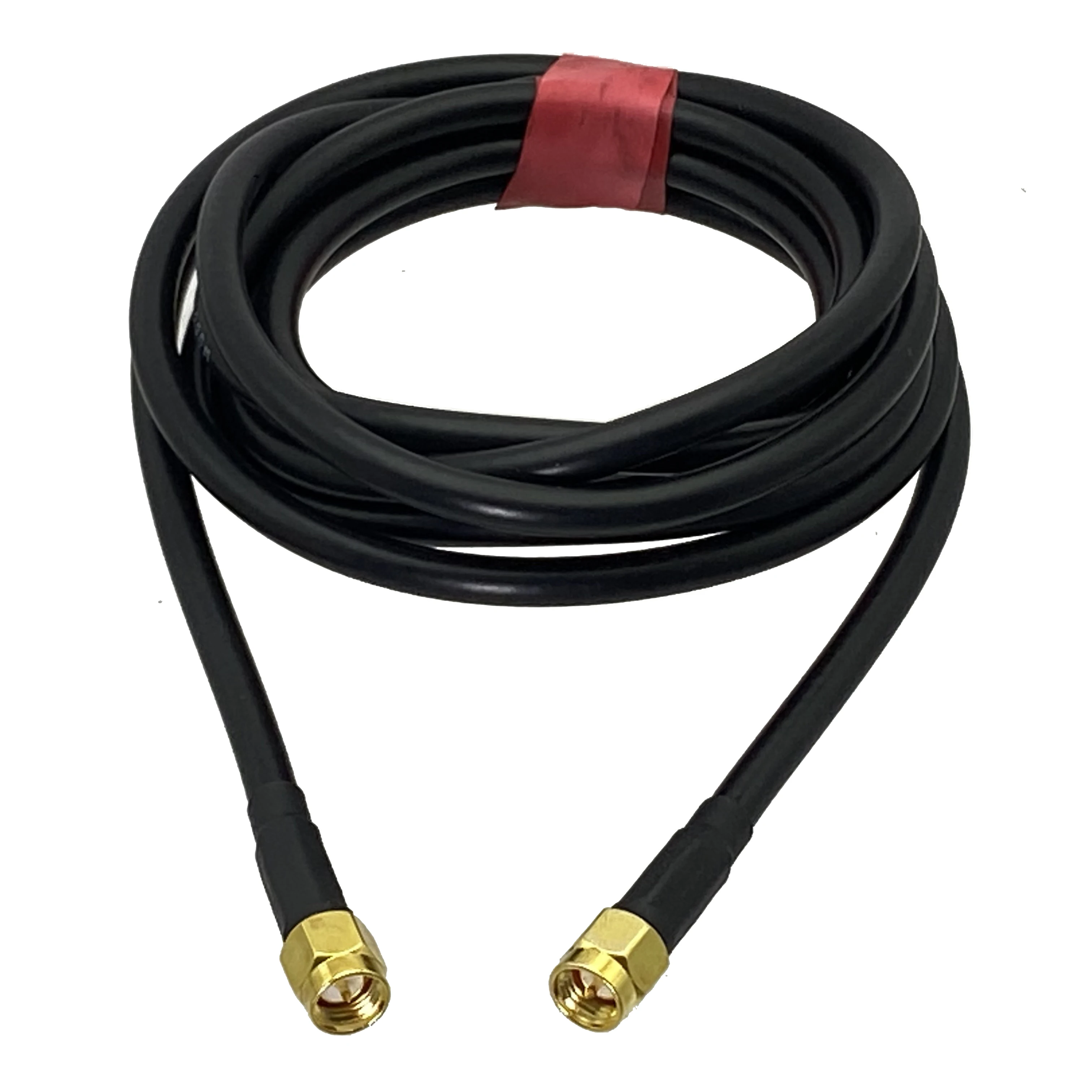 1Pcs Cable SMA male plug to SMA male plug Connector RG58 RF Coaxial Jumper pigtail 6inch~20M Wire Terminals