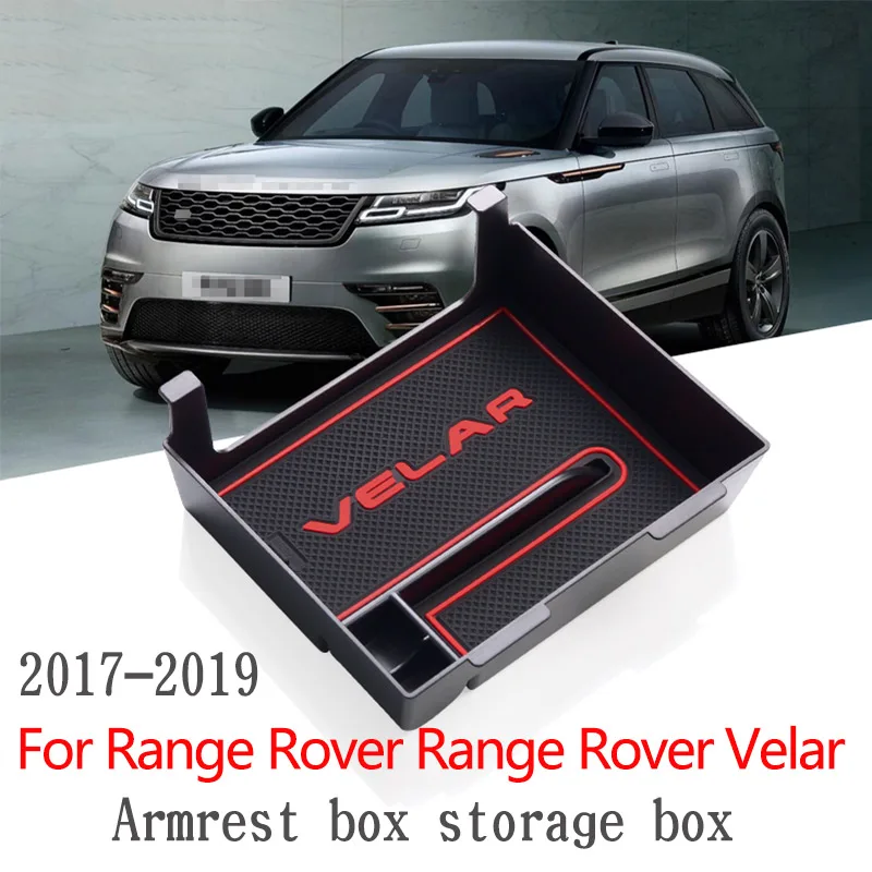 

For Land Rover Range Rover VELAR 2017 2018 2019 Car Central Storage Box Door Phone Glove Armrest Box Accessories