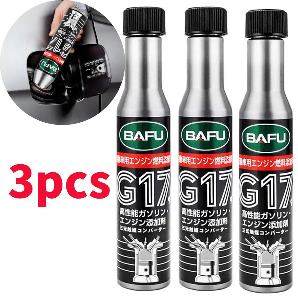 3pcs Engine Cleaner Catalytic Converter Cleaning Multipurpose Remove Sludge Carbon Deposit Fuel Engine Maintain Protector