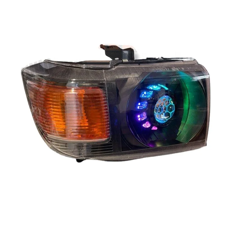 For Toyota Land Cruiser LC79 FJ79 Headlight Assembly Head Lamp Angel Eyes Customization Design As What You Need