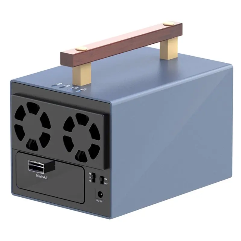 

【SURPISE】Внешняя док-станция на 4 отсека Mini SAS для SFF-8088 с RAID и отсеком для 3,5-дюймовых жестких дисков, внешний корпус для жестких дисков