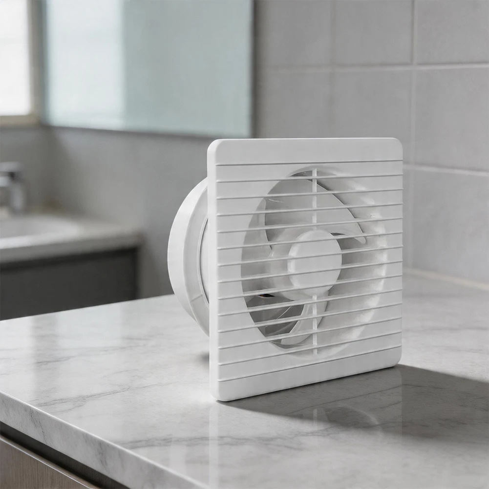 1pc Window Type Exhaust Fan Replacement For 10-11cm Round Holes Home Bathroom Kitchen 4 Inch Ventilation Fan Spare Parts