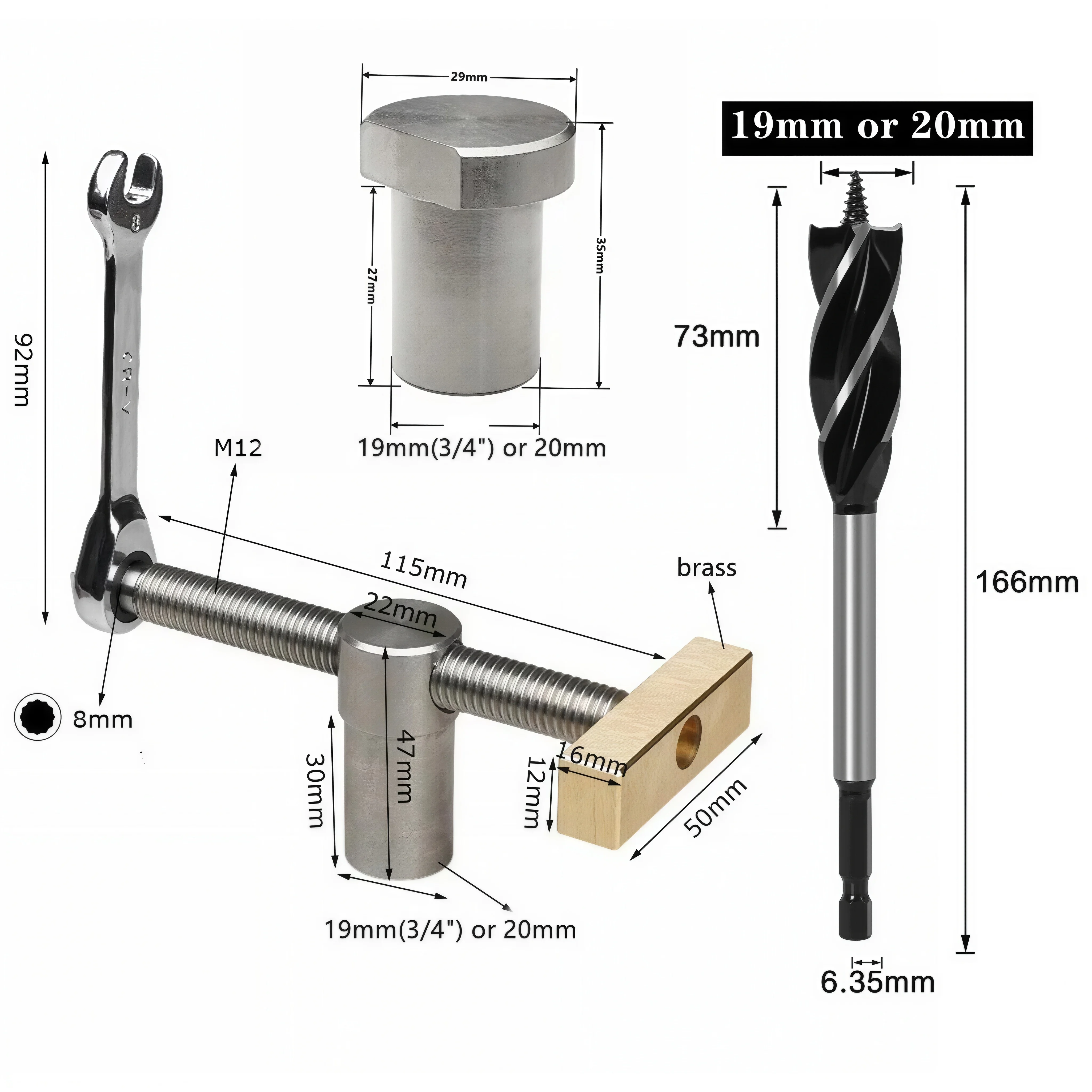 Set di Morsetti da Tavolo per  - Woodworking Quick Clamps recensione e prezzo