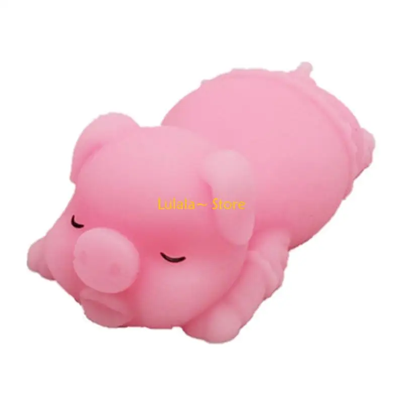 Y4QA Squeeze Toy Realistische varken langzaam stijgende sponsbalkantoor Volwassen Decompressiespeelgoed