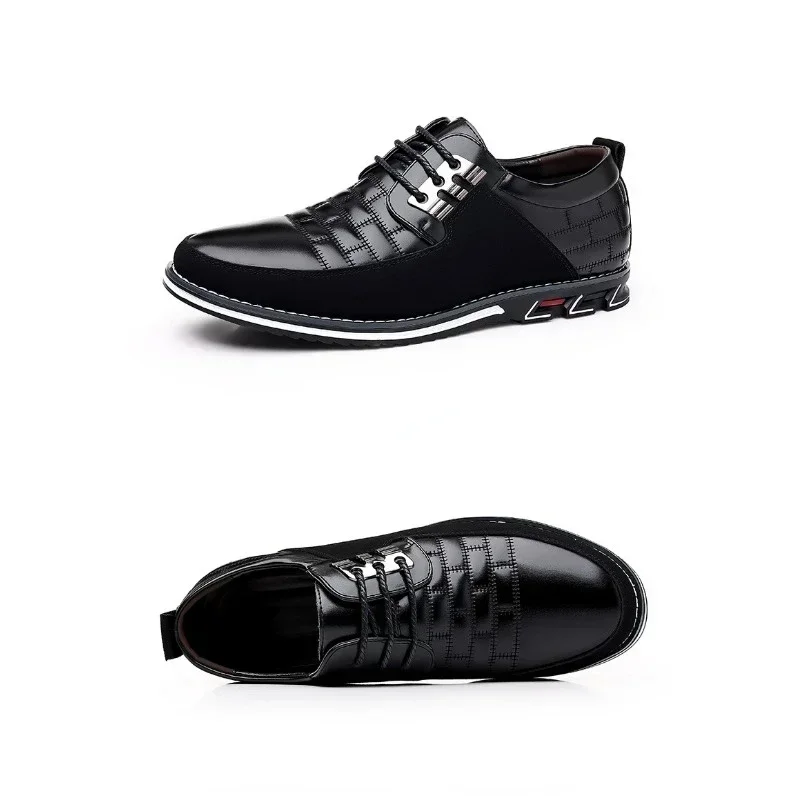 

Outdoor Men Sneakers Sewing Breathable Men's Dress 2025 Autumn Business Casual Shoes for Men Trend Classic Leather