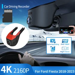 2160P Car DVR Dash Cam HD Wifi Car Camera Driving Video Recorder Auto Accessories for Ford Fiesta Mk8 2018~2023 2022 2021 2020