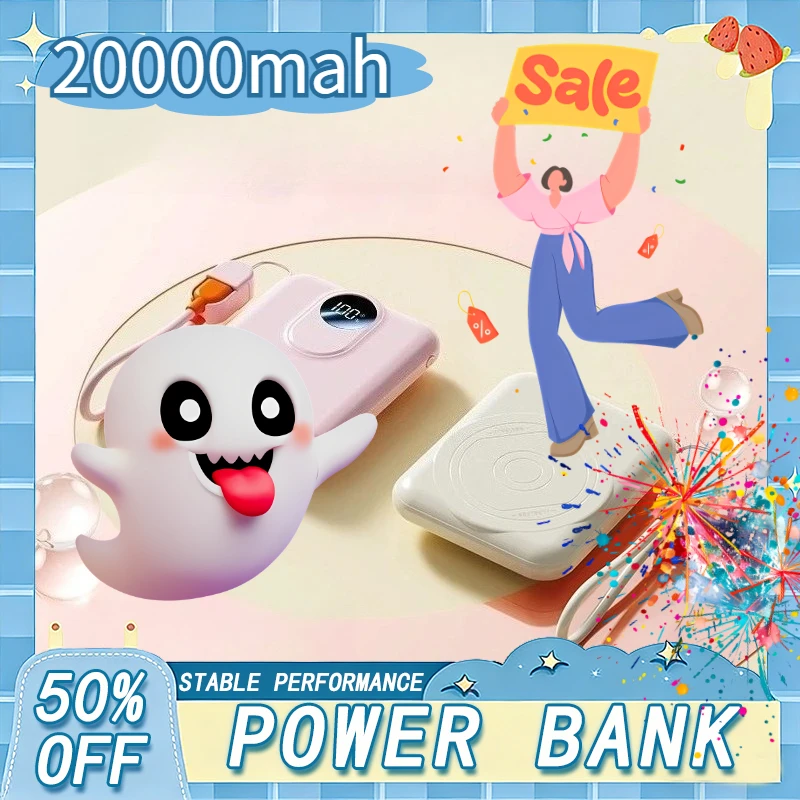 

20000mAh Magnetic Qi Wireless Charger Power Bank PD22.5W Super Fast Charging Powerbank For Magsafe iPhone Samsung Huawei Xiaomi