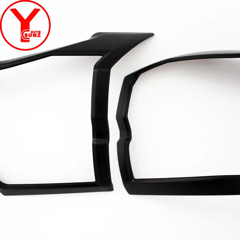 Carbon Fiber Rear Light Frame Tail Lamp Cover Trim Protector Sticker For Toyota Rush 2018 2019 YCSUNZ Car Styling Accessories