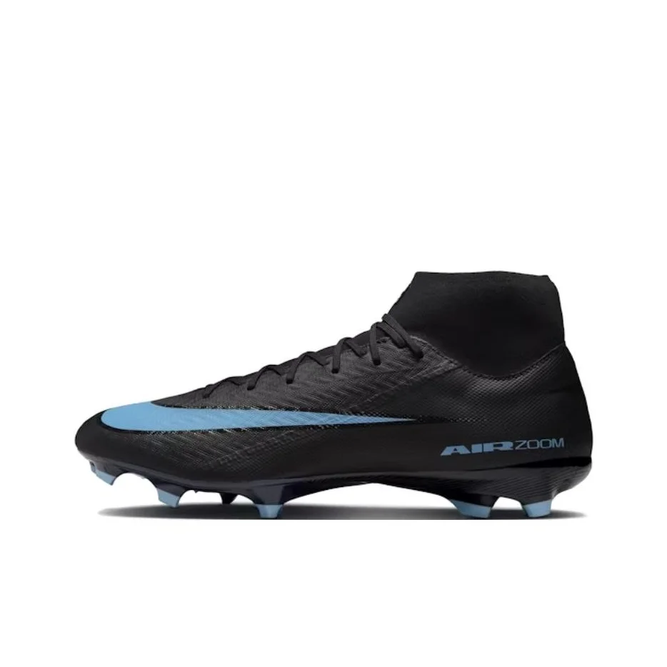 POIZON Nike Mercurial Superfly 10 Sapatos de futebol de tecido para gramado artificial unissex preto