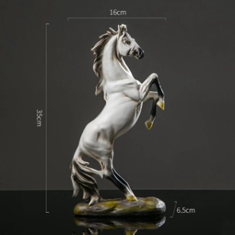 

Galloping Horse Statue For Home Decor Modern Horse Figurine Sculpture Office Decoration Crafts