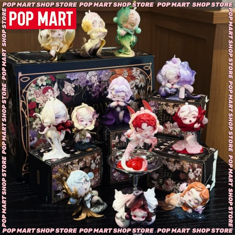 

New Genuine Pop Mart Skullpanda Petals In Four Acts Series Blind Box Collectible Model Doll Action Figurine Surprise Box Toy