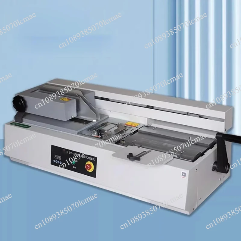 A4 Size Hot Melt Glue Binding Machine Max 450 Page Thickness Photo Album Book Paper Binder 150 Books/hour High Efficiency 220V