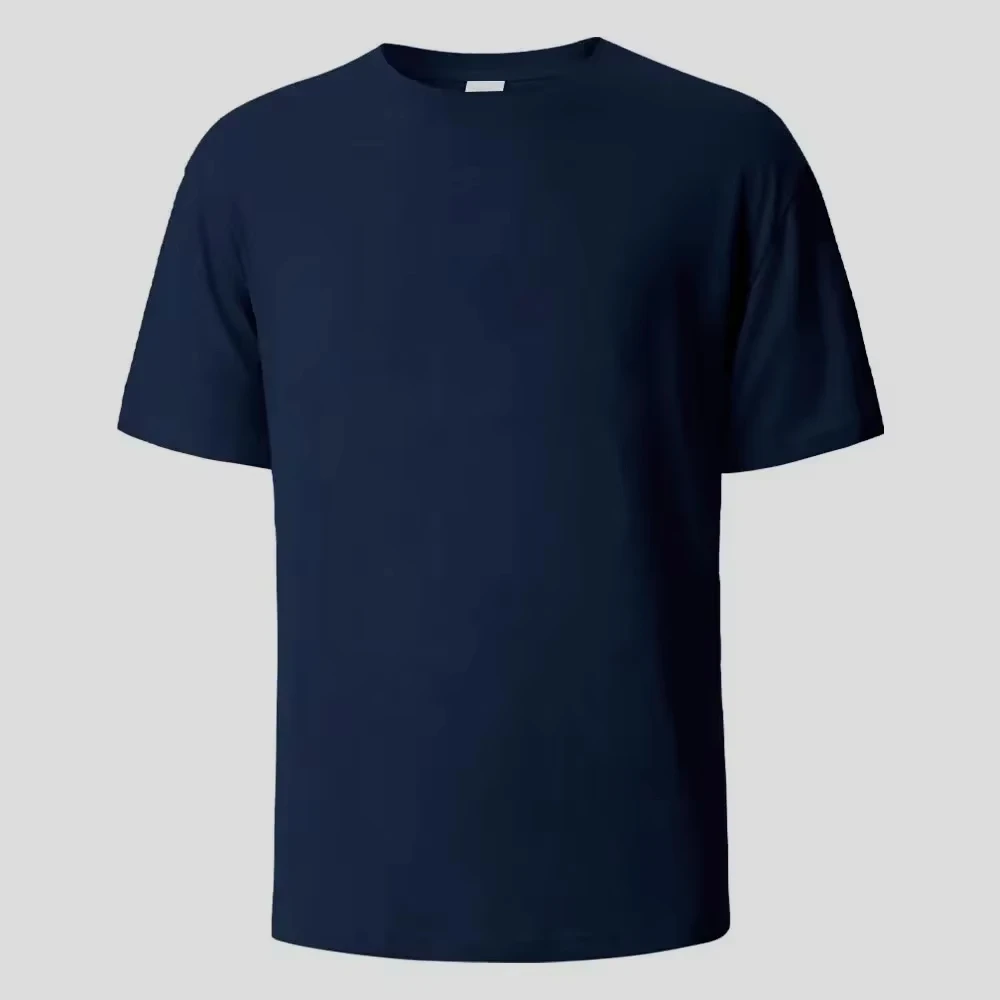 2026 Neues Umweltfreundliches Komfortables Reinweißes Schweres T-Shirt für Herren Sommer Reine Baumwolle Kurzarm Unisex Streetwear Mode