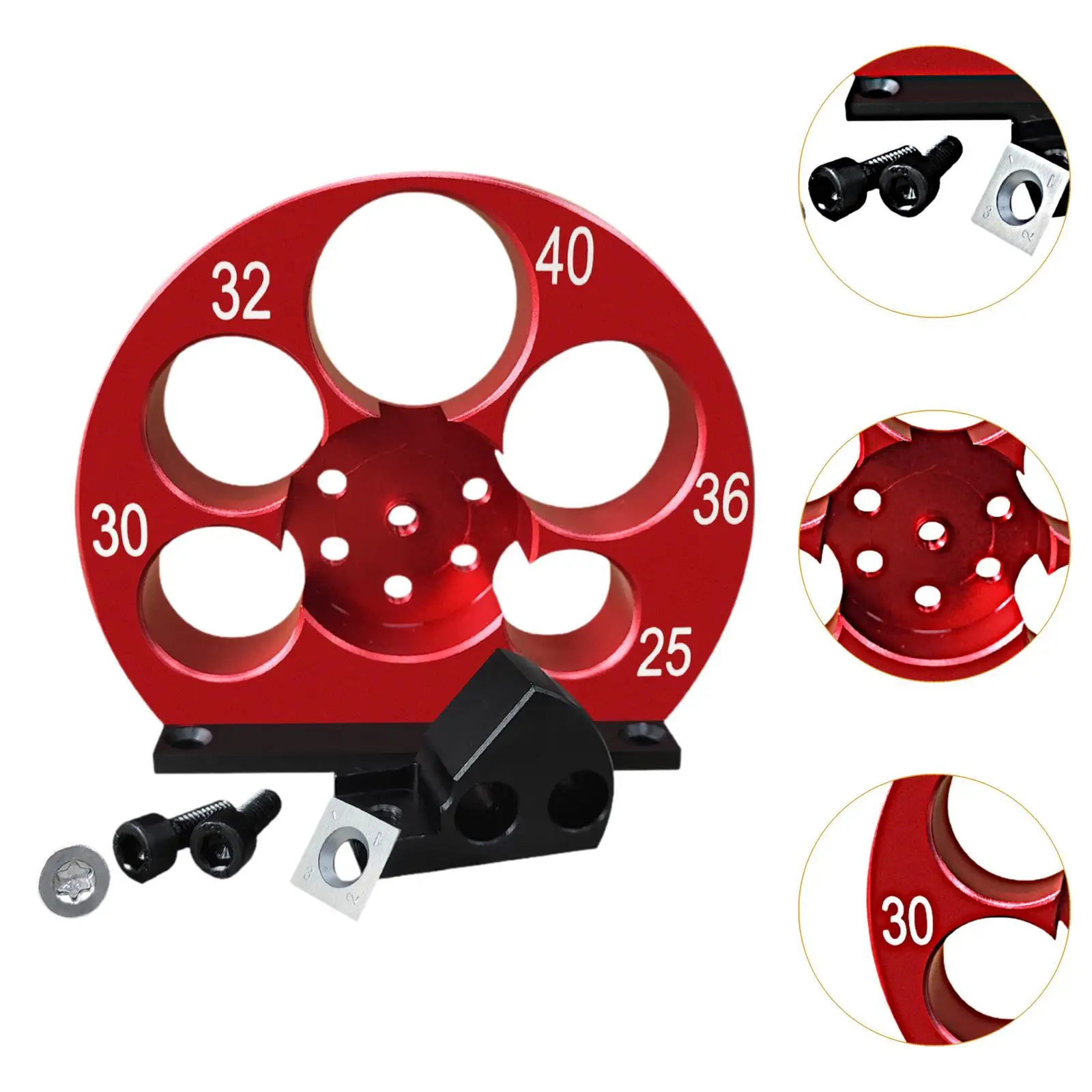 Aluminum Alloy Dowel Maker Kit Adjustable Dowel Cutter Wood Bar Turning Jig for Professional Carpentry