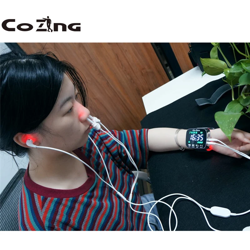 650nm Diode COZING Small physiotherapy wrist therapy Medical LLLT Equipment for diabetes hypertension high blood Home treatment