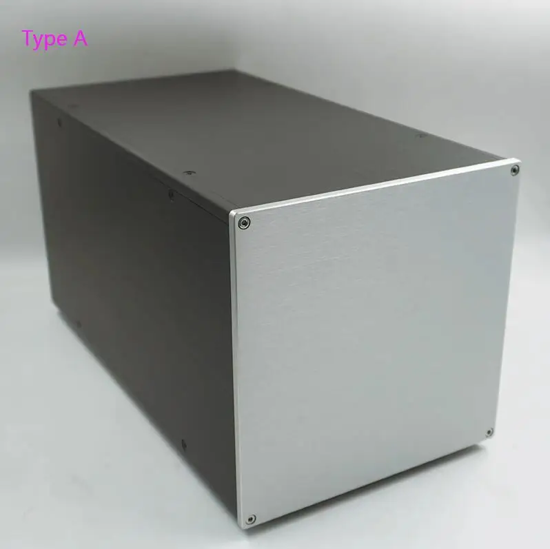 390 Full aluminium Power supply Chassis preamp box custodia per filtro di alimentazione fai da te