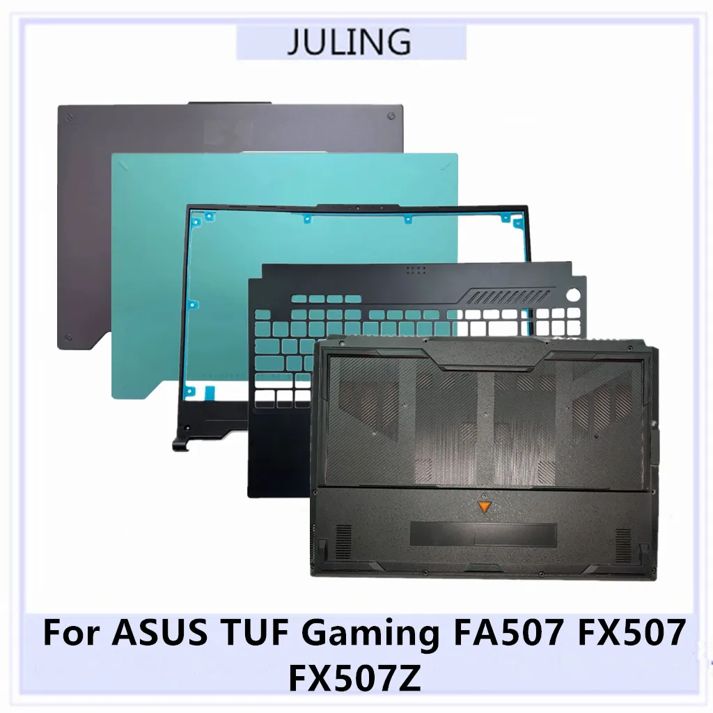 For ASUS TUF Gaming F15 FA507 FX507 FX507Z Laptop LCD Top Case Back Cover/Front Bezel/Palmrest Keyboard Bezel/Bottom Case