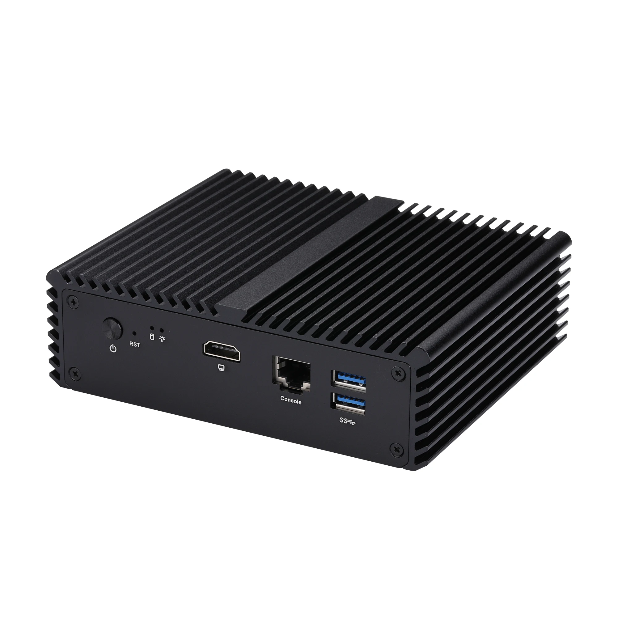 Qotom Q750G5C Mini PC 5* I225-V 2.5G Lan Celeron J4105 J4125 Pfsense Firewall Router Mini PC RJ45 COM