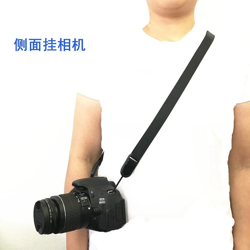 

SLR shoulder strap Multifunctional Double shoulder strap Micro single Kuaishou Anti-slip Black Straps for Digital Camera