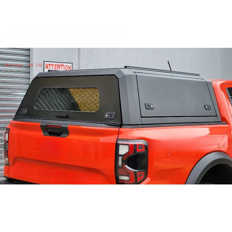 Hot Sale High Performance Steel Double Cab Hardtop 4x4 Pickup Truck Bed Hardtop Canopy with Windows for  Ranger F150 Top