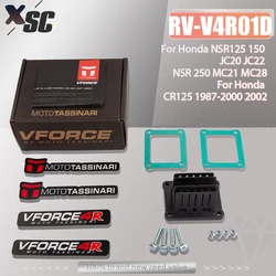 V4R01D V Force 4R Carbon Fiber Reed Valve Cage Block For Honda NSR125 150 JC20 JC22 NSR 250 MC21 MC28 CR125 1987-2000 2002