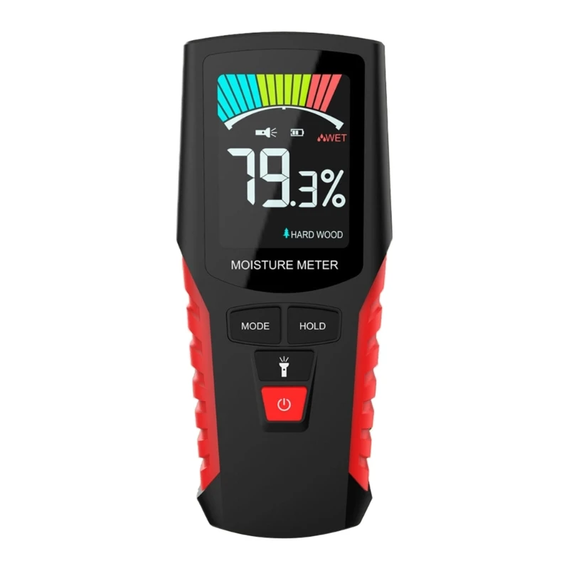 

Moisture Inspection Meter Damp Meter for Building Materials with Alarm LED Light Moisture Meter Digital Display