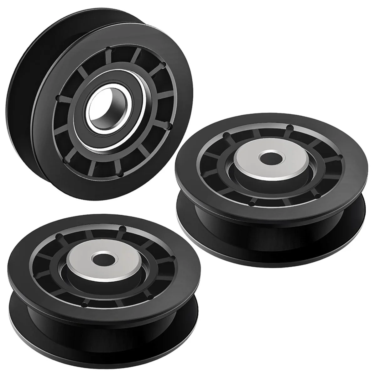 ABYA 587973001 587969201 مجموعة بكرة المهمل لجزازة العشب لخلف المشي، تحل محل 581904001