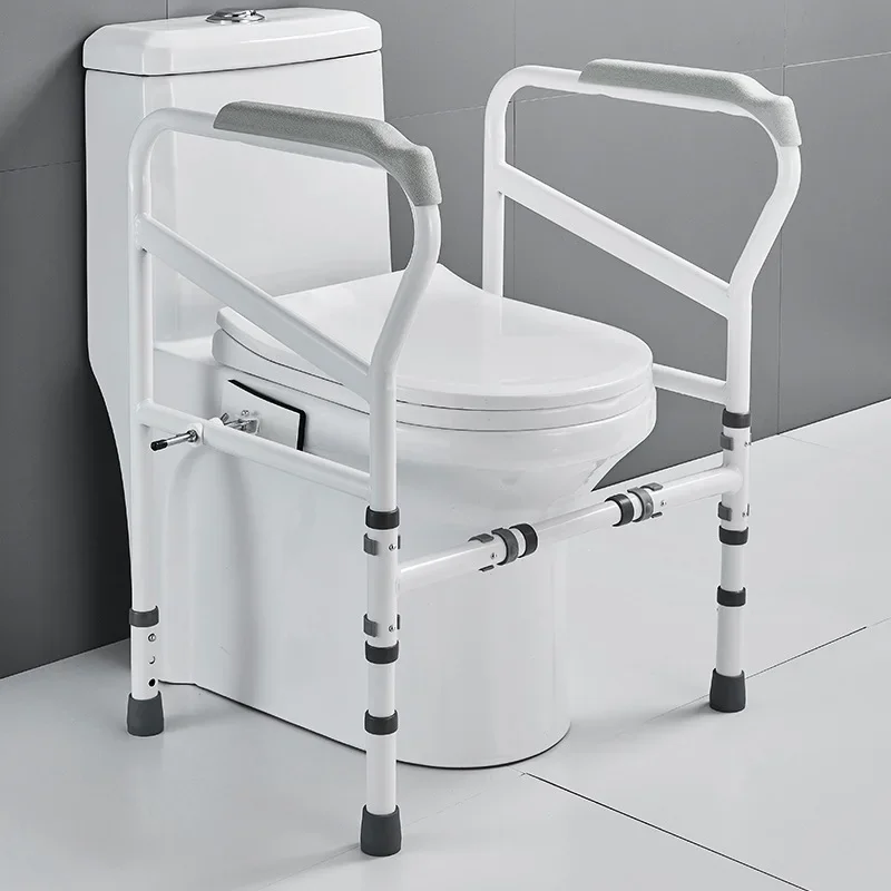 Toilet armrest rack, elderly safety railing, bathroom, elderly assistance bathroom, toilet, toilet seat, no punching