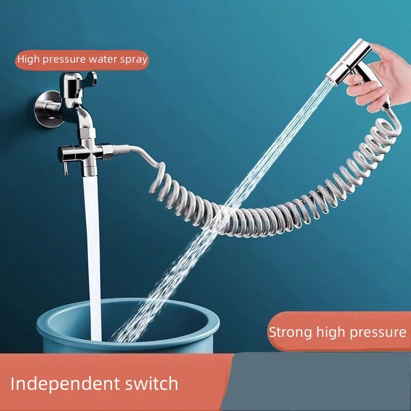 304 stainless steel faucet/multifunctional one to three/washing machine, mop sink, balcony faucet