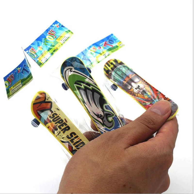 1PC Finger Surfboard Fingerboard Toy Surf The Wind Mini Fingertip Skateboard Toy Kids And Surfers Birthday Gift For Party Favors